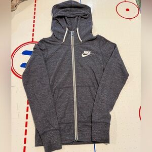 Nike Gray Zip-up Hoodie